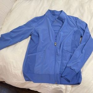 Ceil blue iflex Cherokee scrub jacket Small